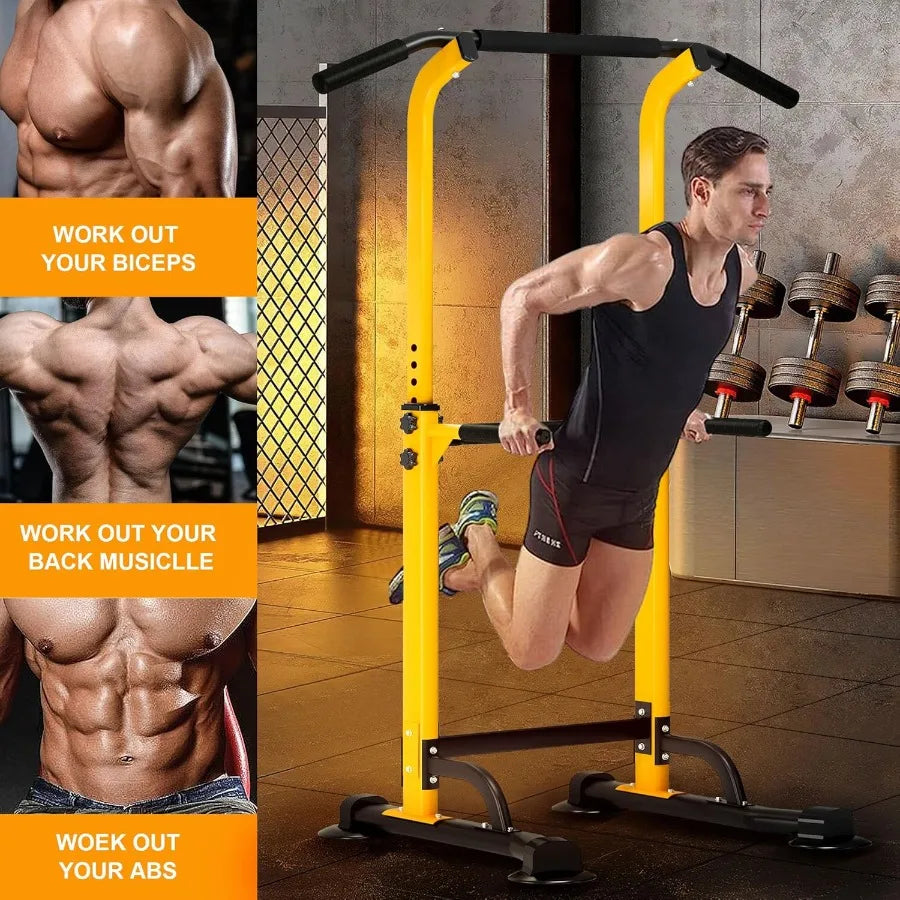 Power Tower Pull Up Dip Station