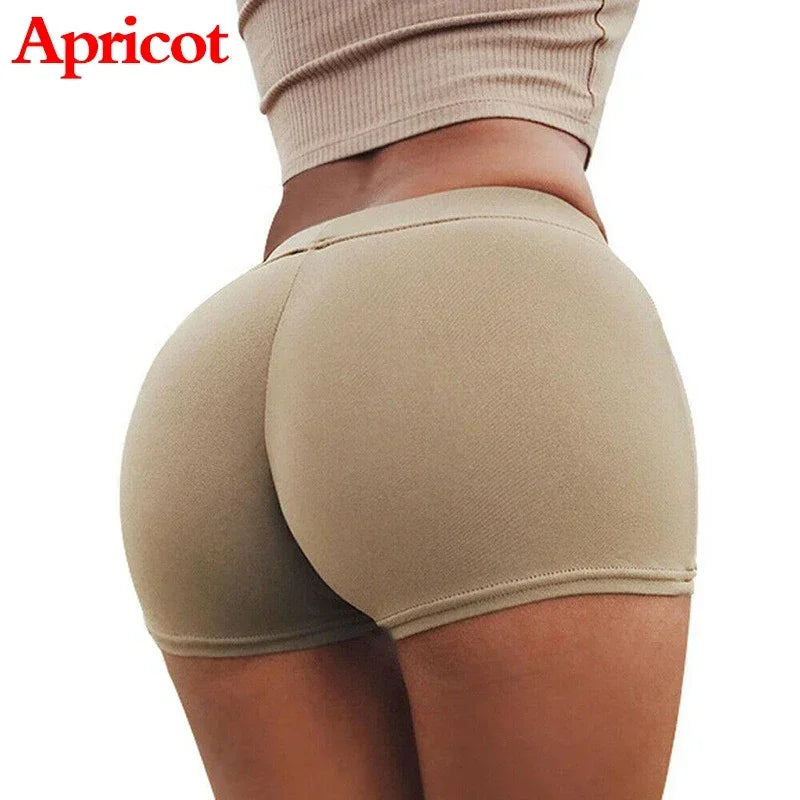 Women Push Up Shorts Running Gym Legging Bottoms Tights Stretch Breathable Fitness Workout Plus Size Sport Yoga Shorts