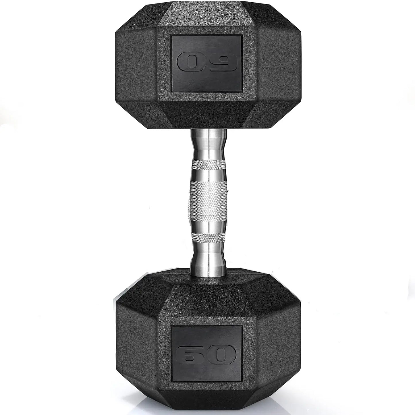 Rubber Hex Dumbbell Set