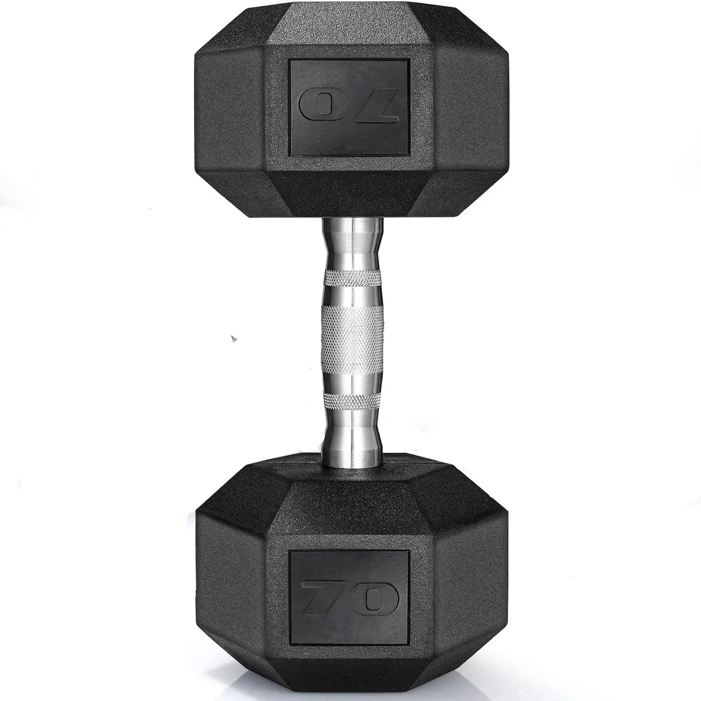 Rubber Hex Dumbbell Set