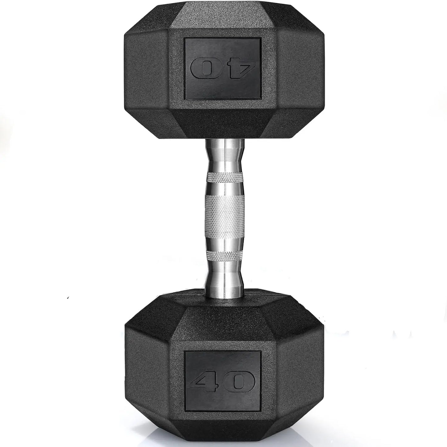 Rubber Hex Dumbbell Set
