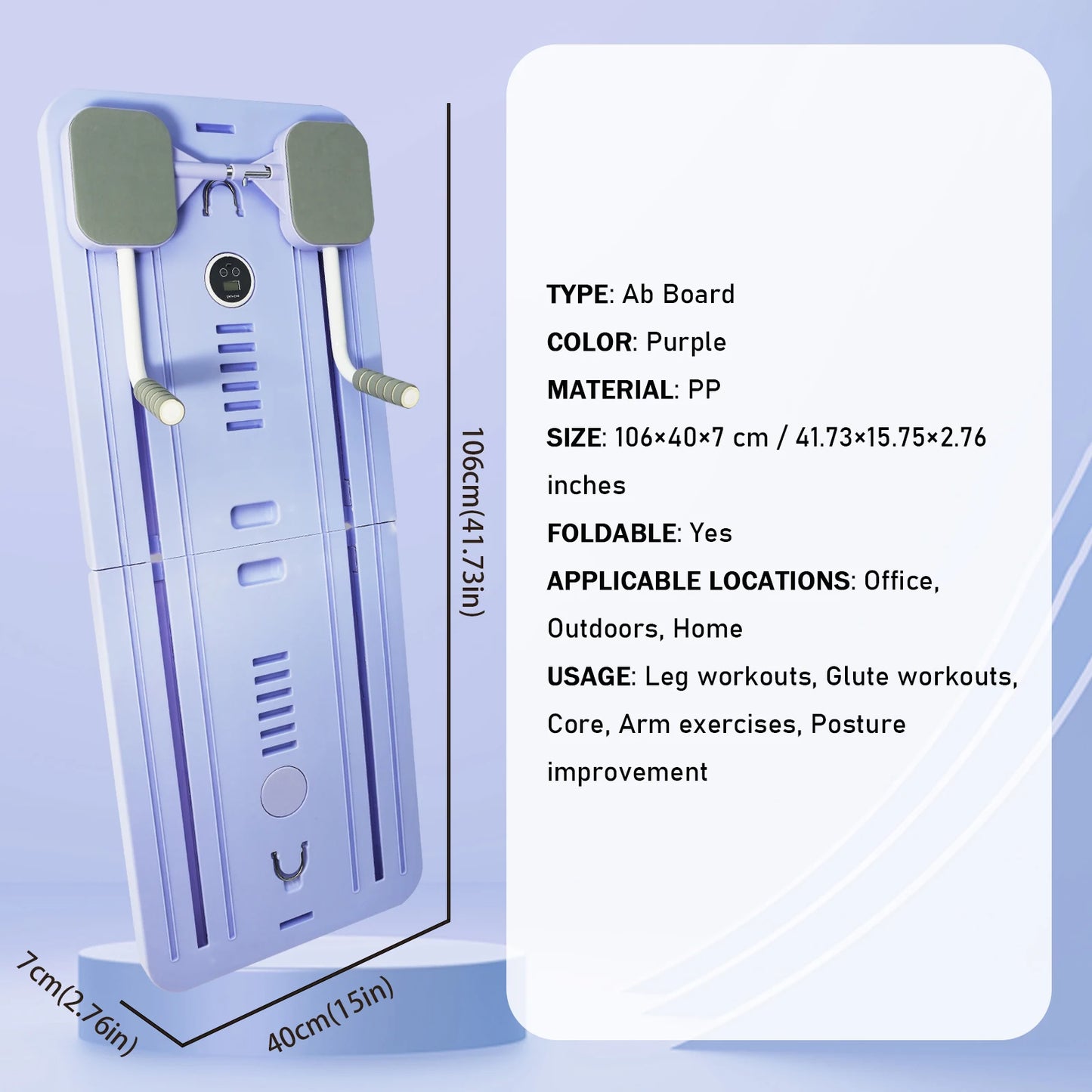 Ab & Push-up Workout Board