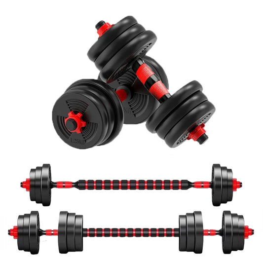 Adjustable Dumbbell to Barbell