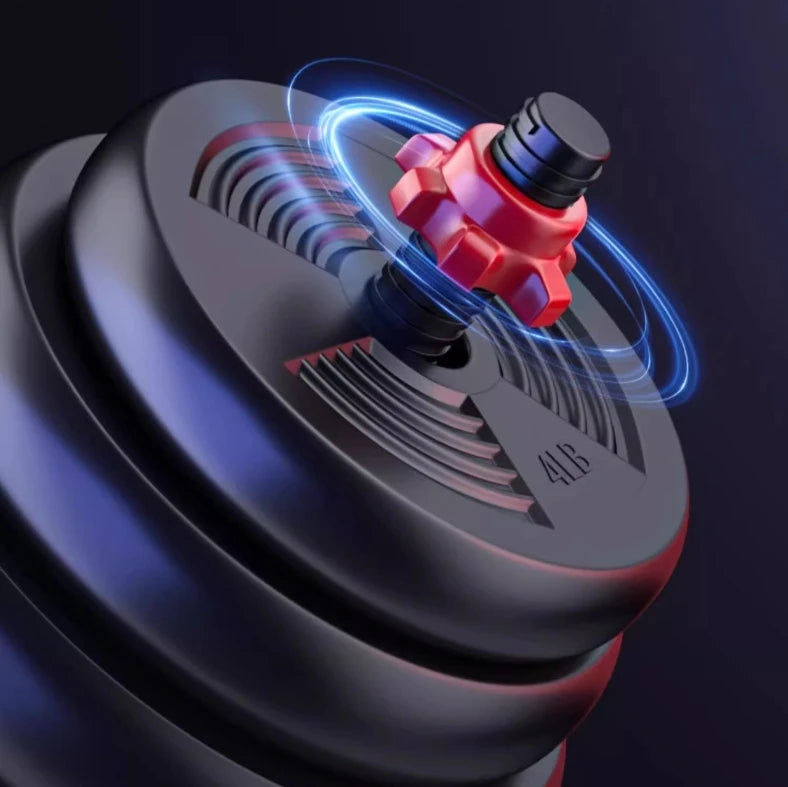 Adjustable Dumbbell to Barbell