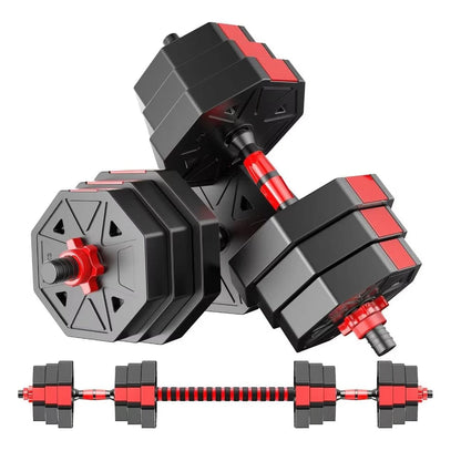 Adjustable Dumbbell to Barbell