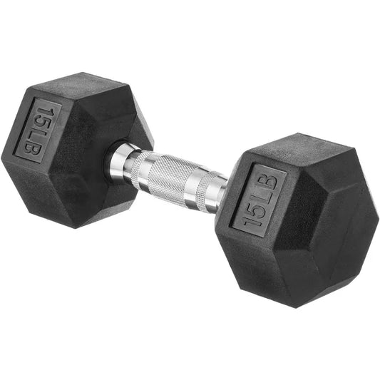 Rubber Hex Dumbbell