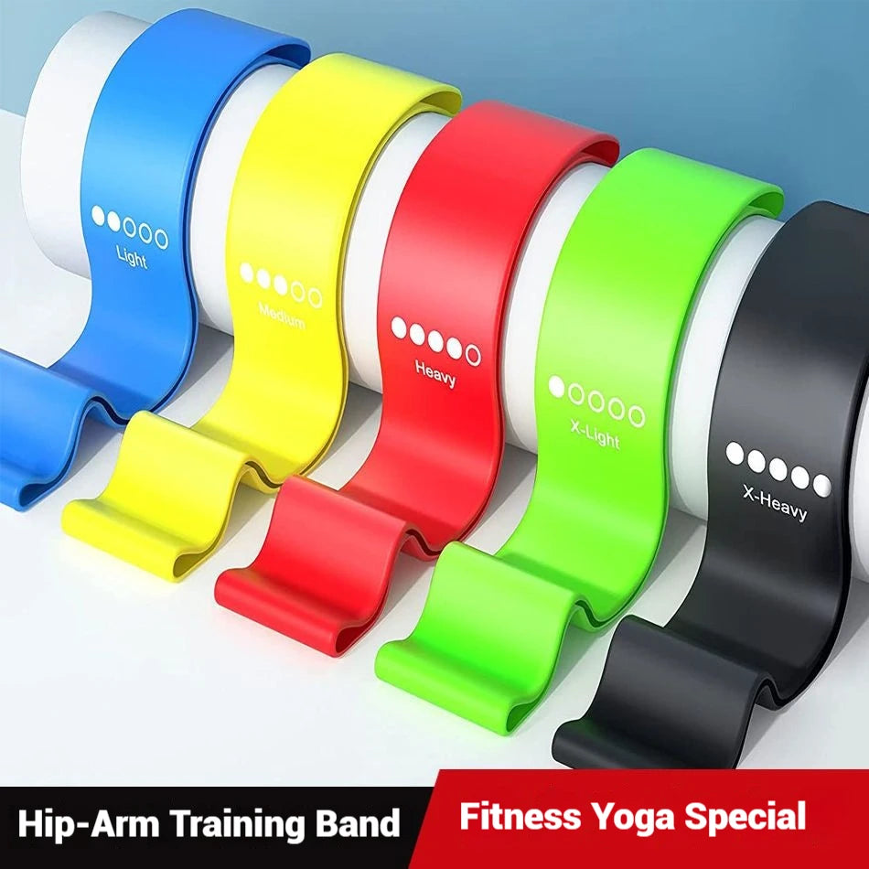 WOSWEIR-Training Resistance Bands Yoga Gym Fitness Gum Pull Up Assist Rubber Band Crossfit Exercise Home Workout Equipment