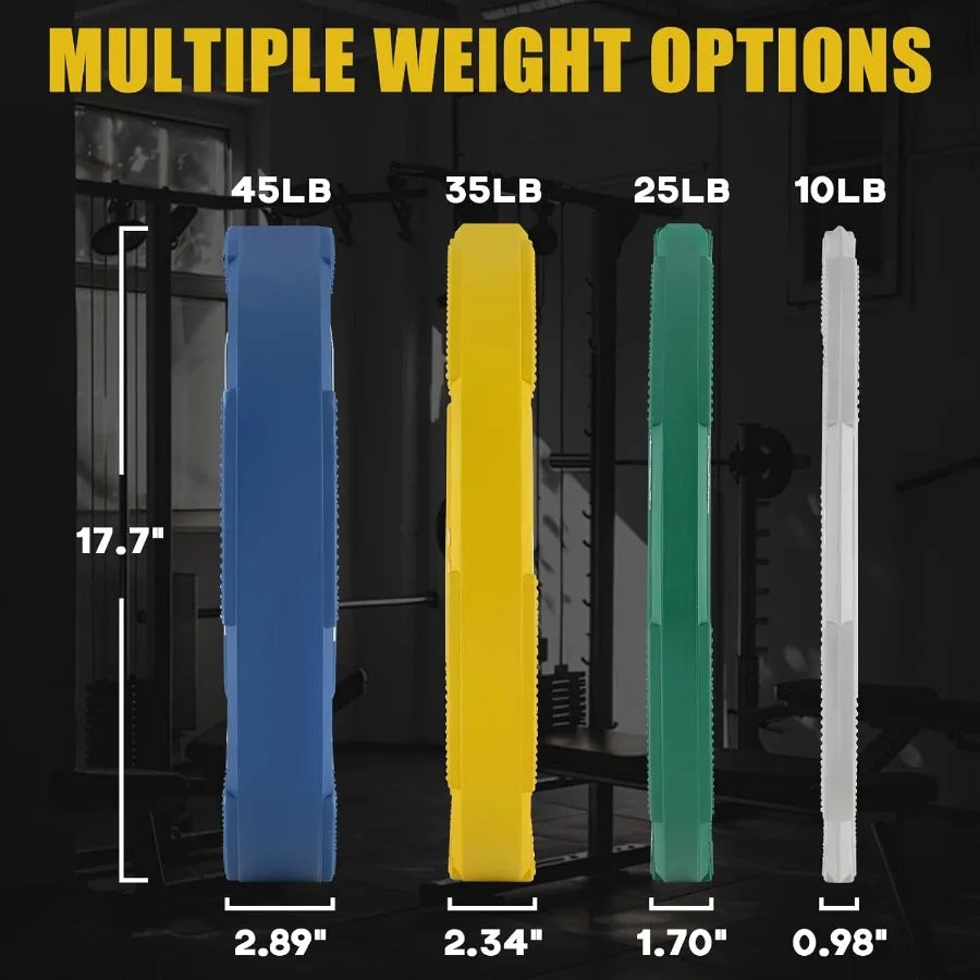 Color Coded Rubber Weight