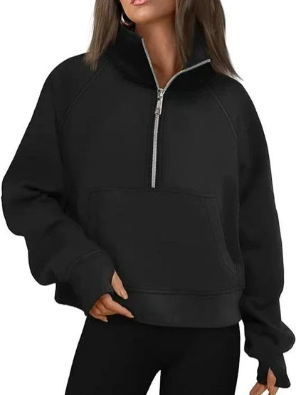 Half Zip Pullover Hoodie