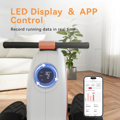 Magnetic Rowing Machine Home Fitness Solution: with 32 Resistance Levels Quiet Operation and 300LBS Weight Capacity Featuring L