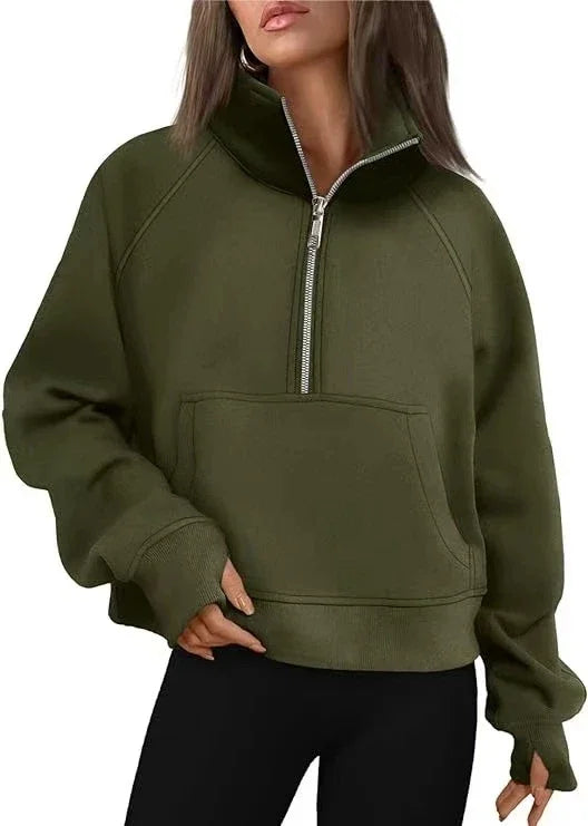 Half Zip Pullover Hoodie