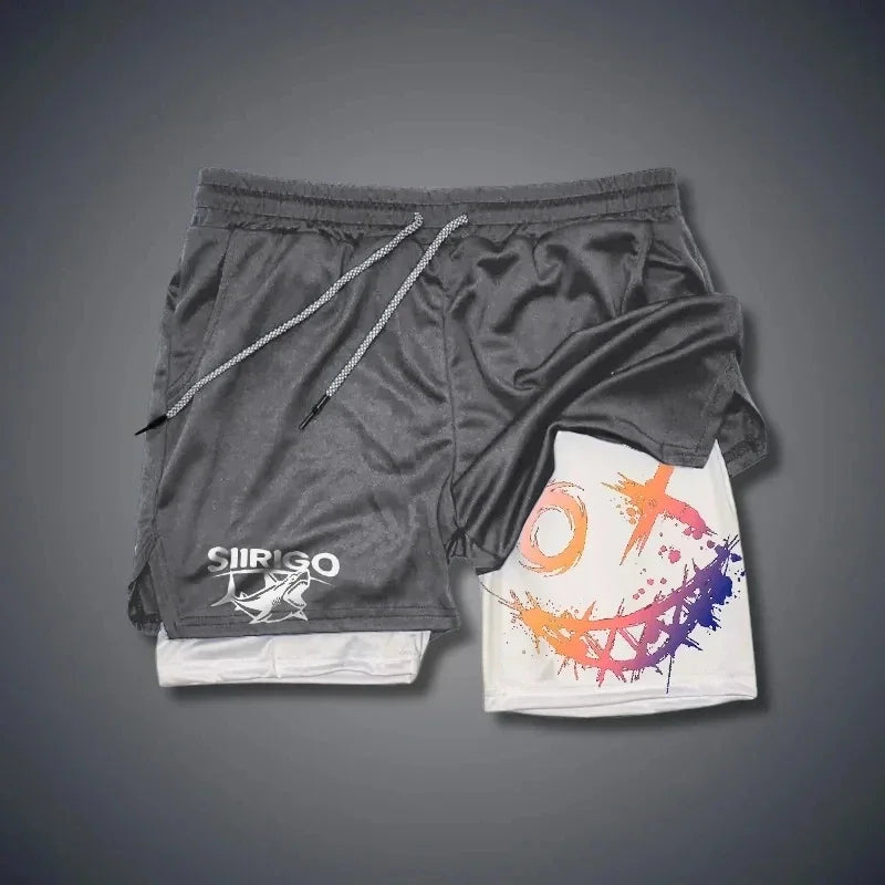 Printed Fitness Shorts