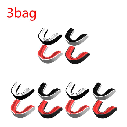 4PCS/bag Mouth Guard Boxing Training Mouthguards for Taekwondo Wrestling Fighting Teeth Protector Sports Football Accessories