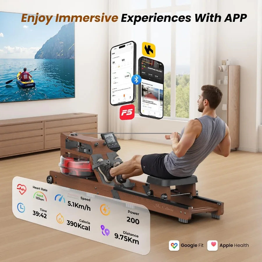 Foldable Water Rowing Machine