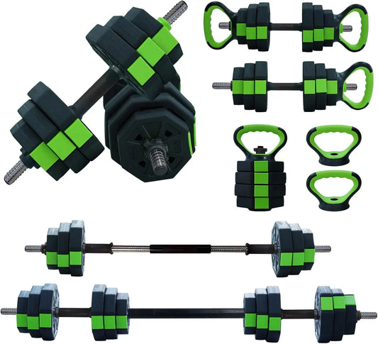 Adjustable Dumbbell to Barbell