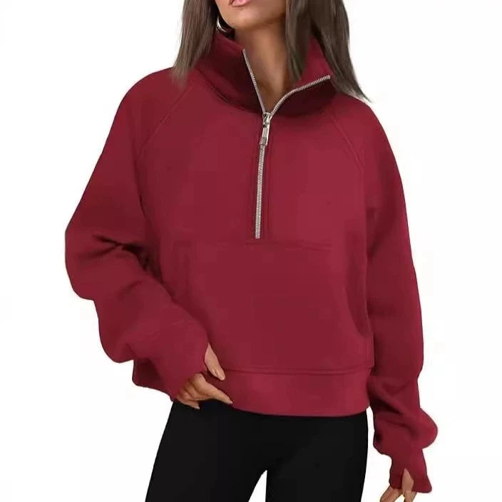 Half Zip Pullover Hoodie