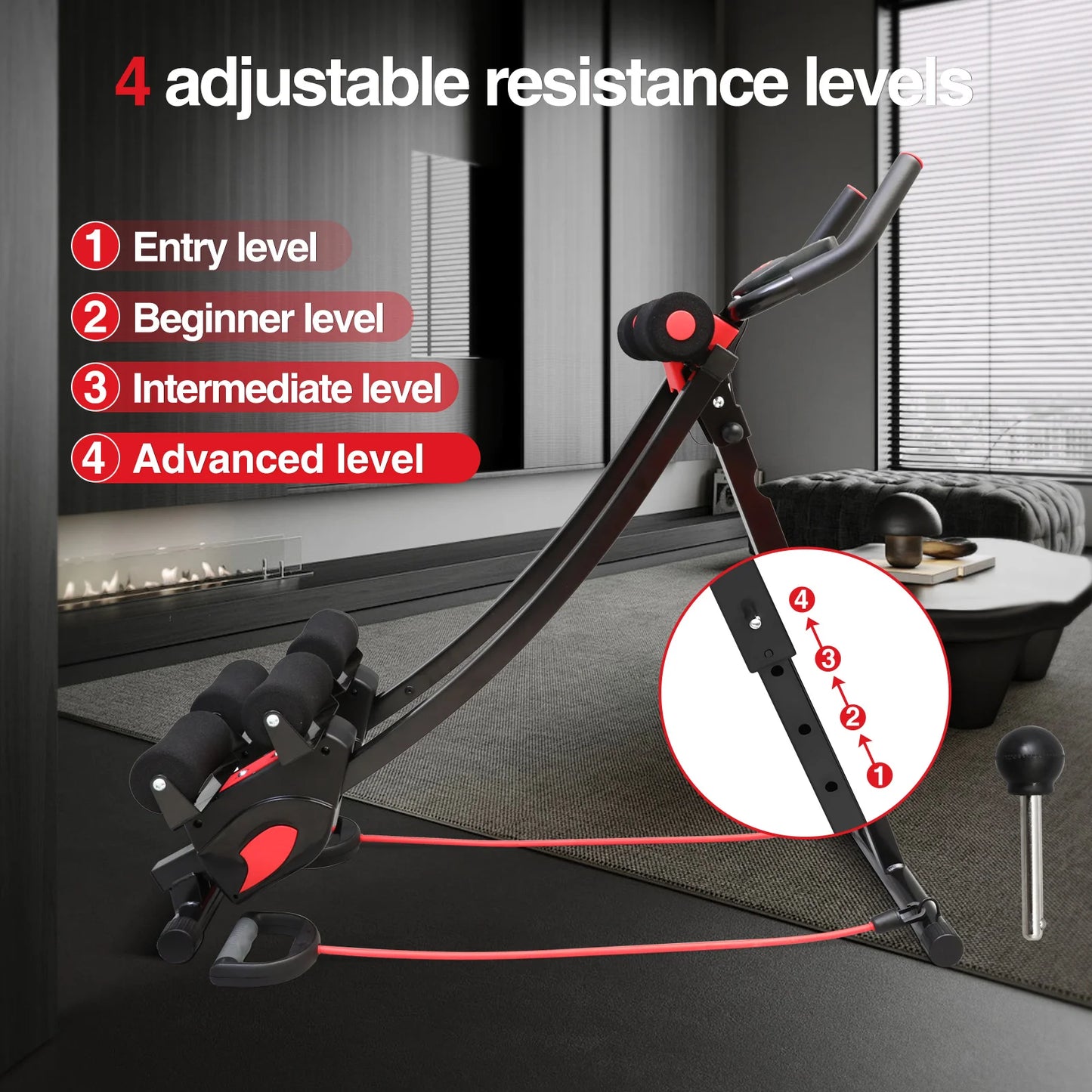 Dual Track Ab Cruncher