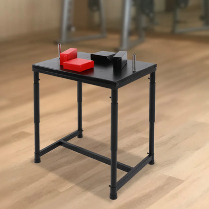 Professional Arm Wrestling Table, Adjustable Arm Wrestling Battle Table w/ Handles Elbow Pads&Winning Pads, Standard Wrist Stand