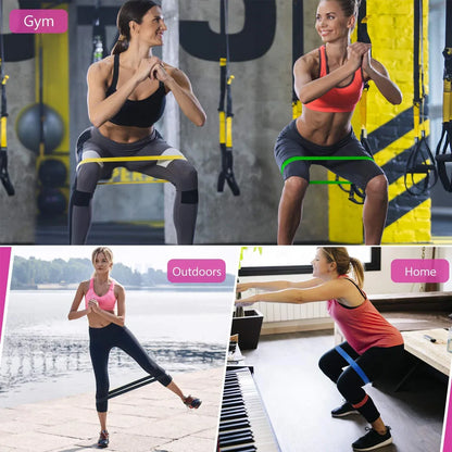 WOSWEIR-Training Resistance Bands Yoga Gym Fitness Gum Pull Up Assist Rubber Band Crossfit Exercise Home Workout Equipment