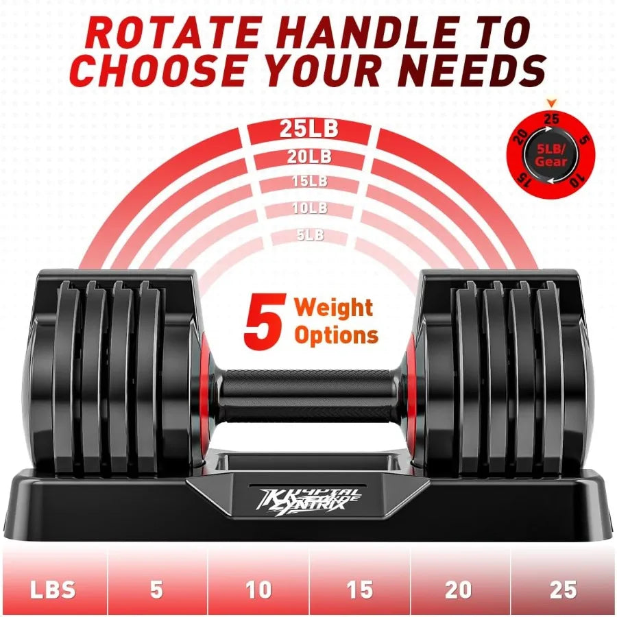 Adjustable Dumbbells Set