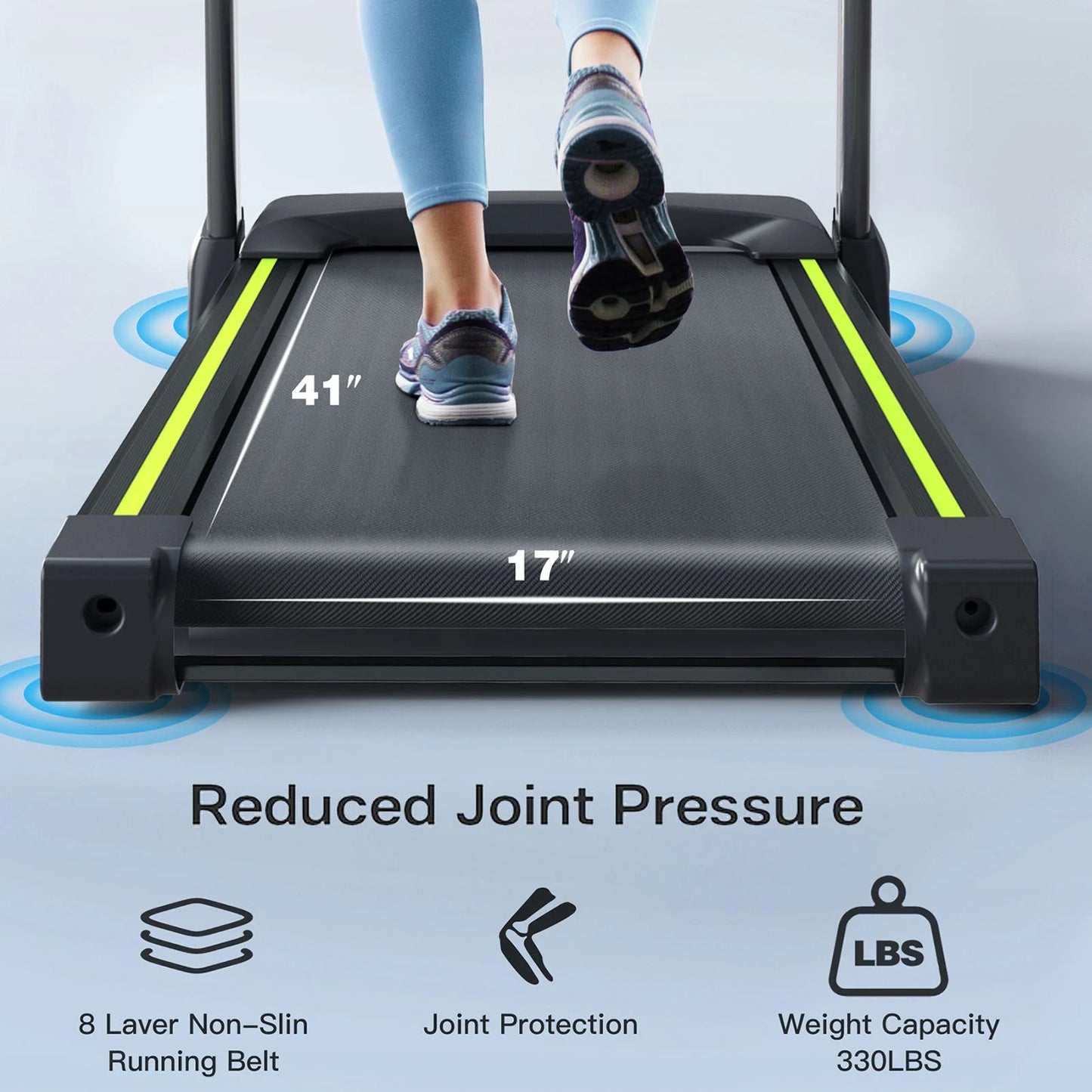 Portable Foldable Incline Treadmill