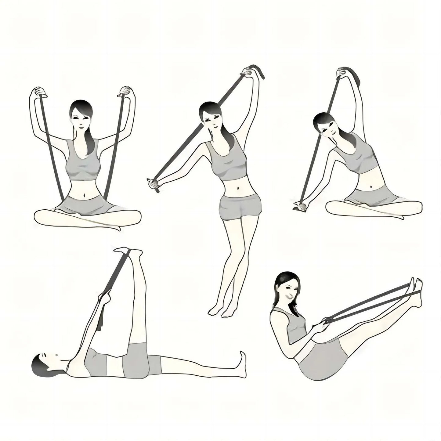 Digital Yoga Stretch Belt