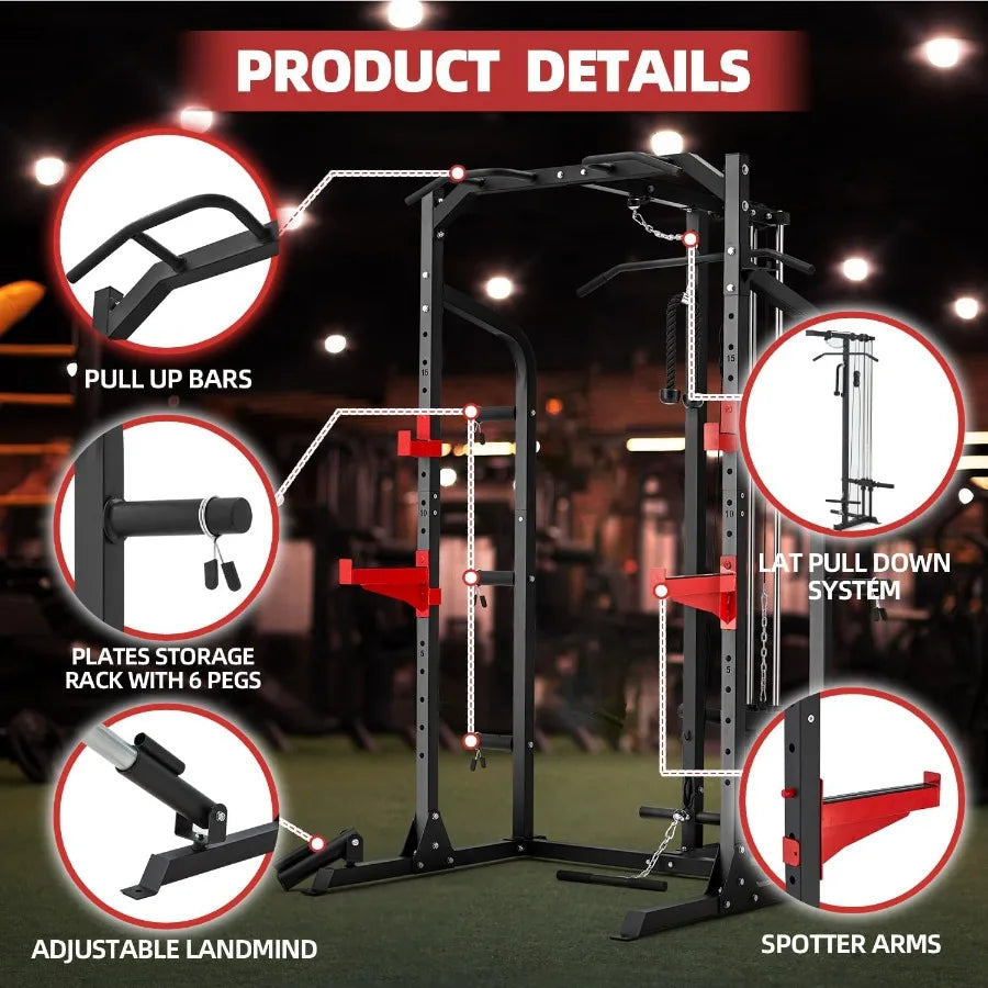 Power Rack with Cable Crossover