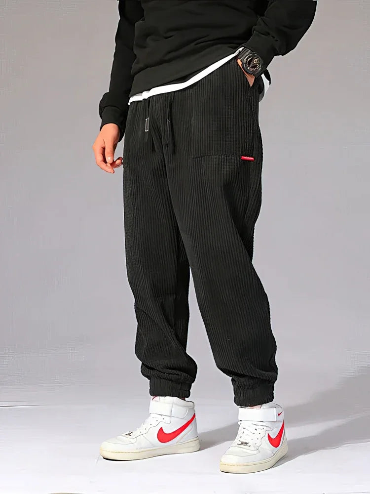Motorcycle Jogger Corduroy Pants
