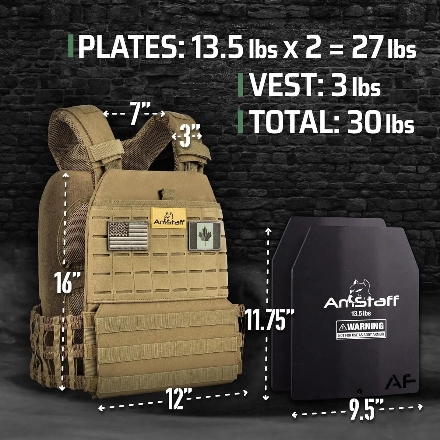 Tactical Weighted Vest