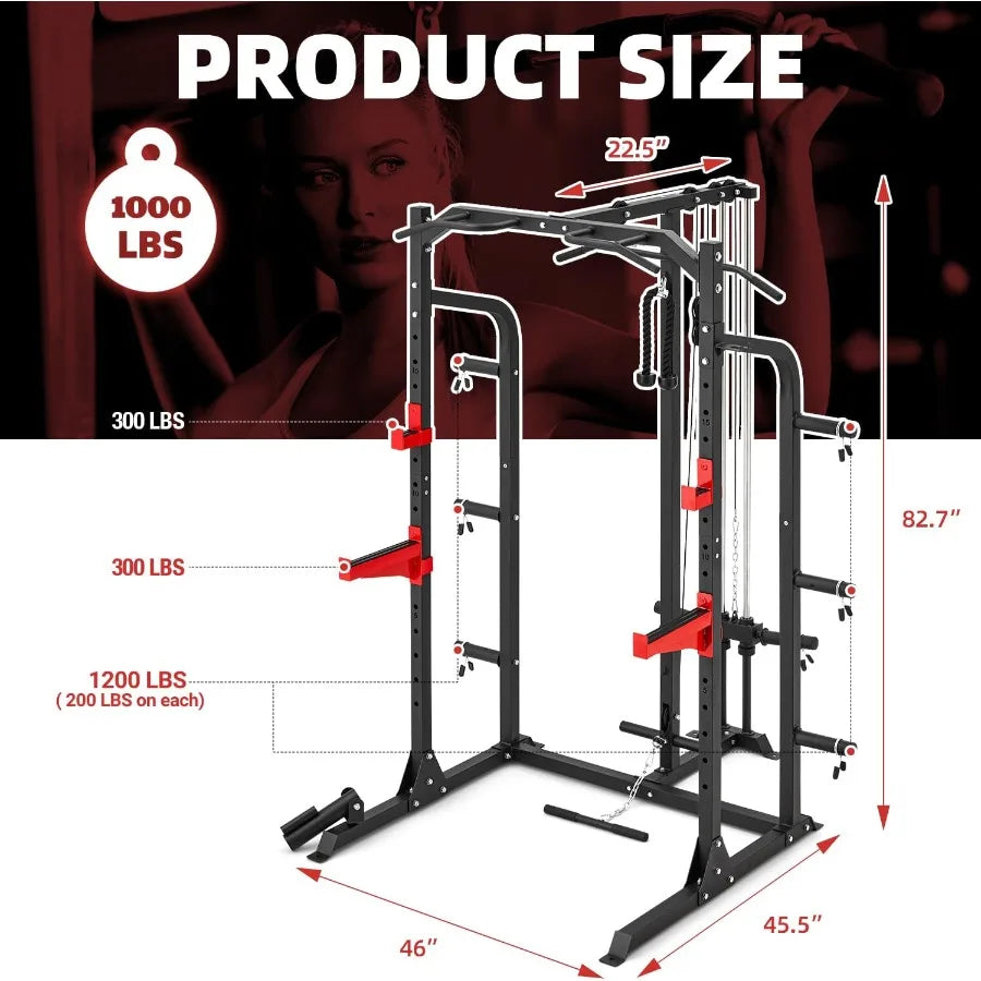Power Rack with Cable Crossover
