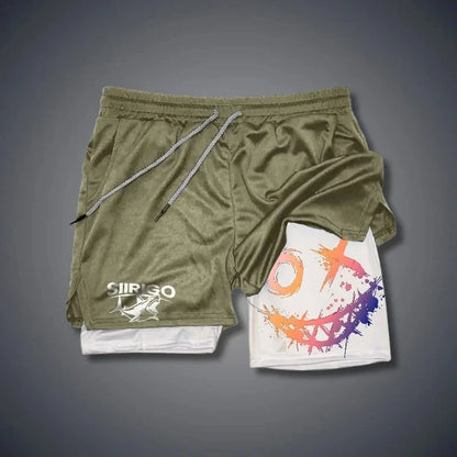 Printed Fitness Shorts