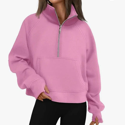 Half Zip Pullover Hoodie