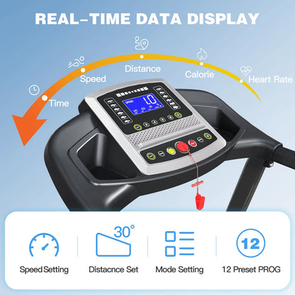 Portable Foldable Incline Treadmill