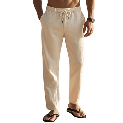 Drawstring Linen Pants