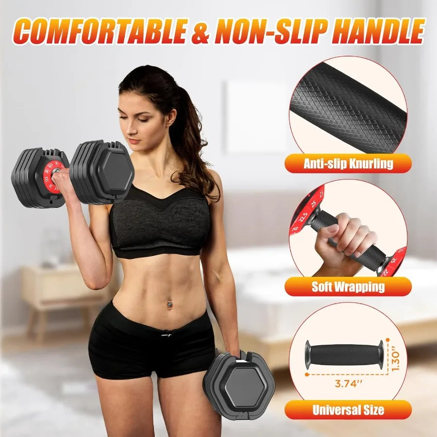 Adjustable Dumbbells Set
