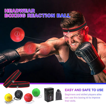 Boxing Reflex Ball Head-mounted