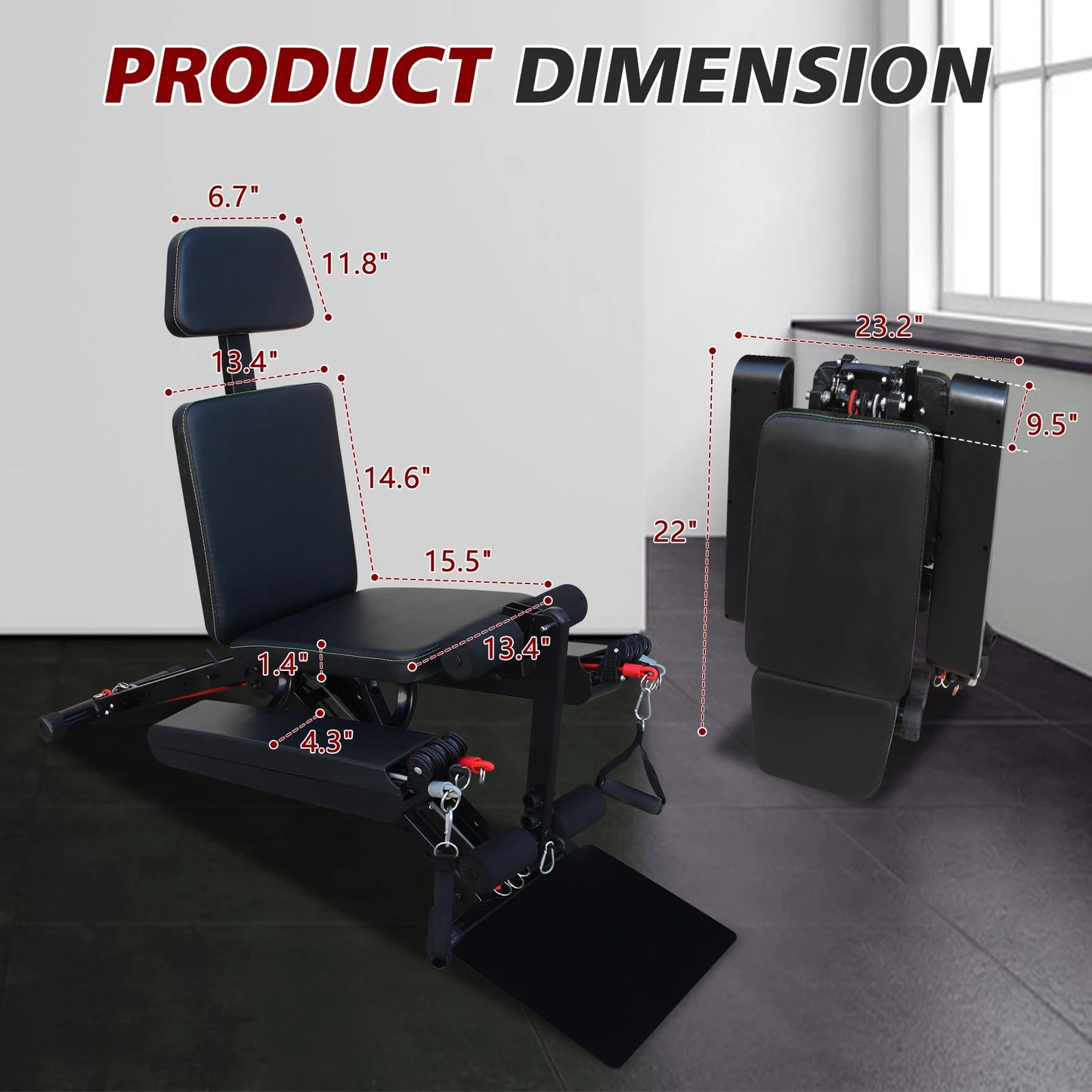 Multifunctional Fitness Training Bench