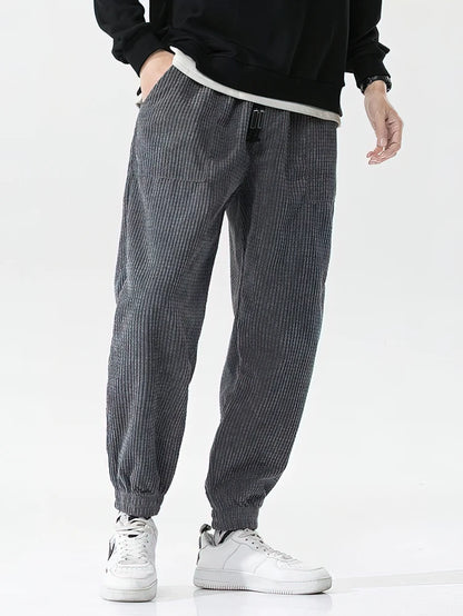 Motorcycle Jogger Corduroy Pants