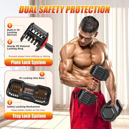 Adjustable Dumbbells Set