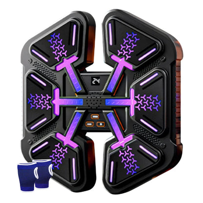 Smart Bluetooth Music Boxing Machine Boxing Wall Target Adjustable Speed Dynamic Light Boxing Machine Wall-Mounted for Adults