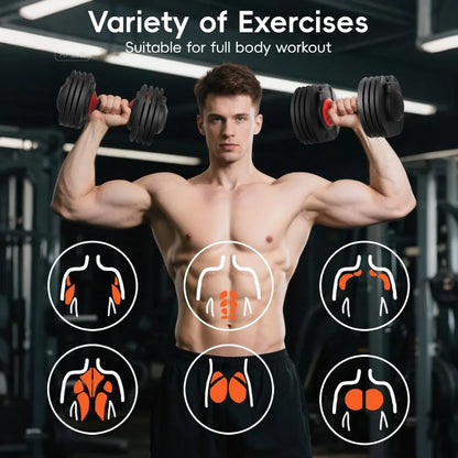 Upgraded Adjustable Dumbbells