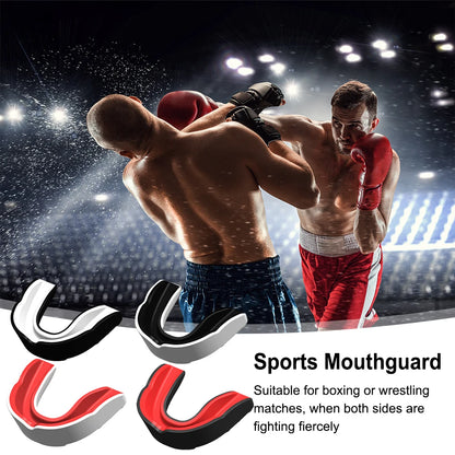 4PCS/bag Mouth Guard Boxing Training Mouthguards for Taekwondo Wrestling Fighting Teeth Protector Sports Football Accessories