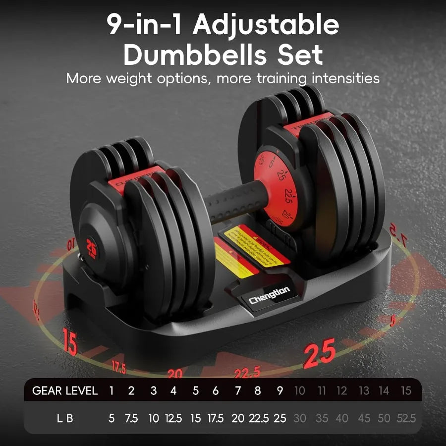 Upgraded Adjustable Dumbbells