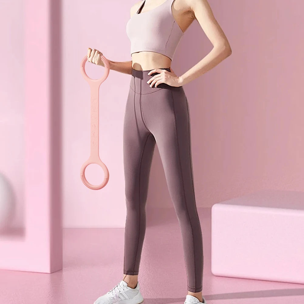 8 Shaped Fitness Resistance Band Fitness Pulling Rope Shoulder Stretch Band for Home Chest Arm Exercise