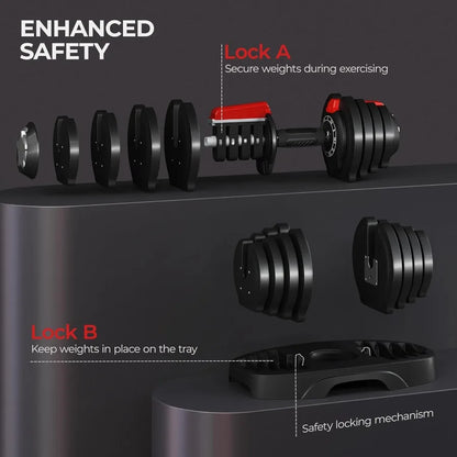 Adjustable Dumbbell Set