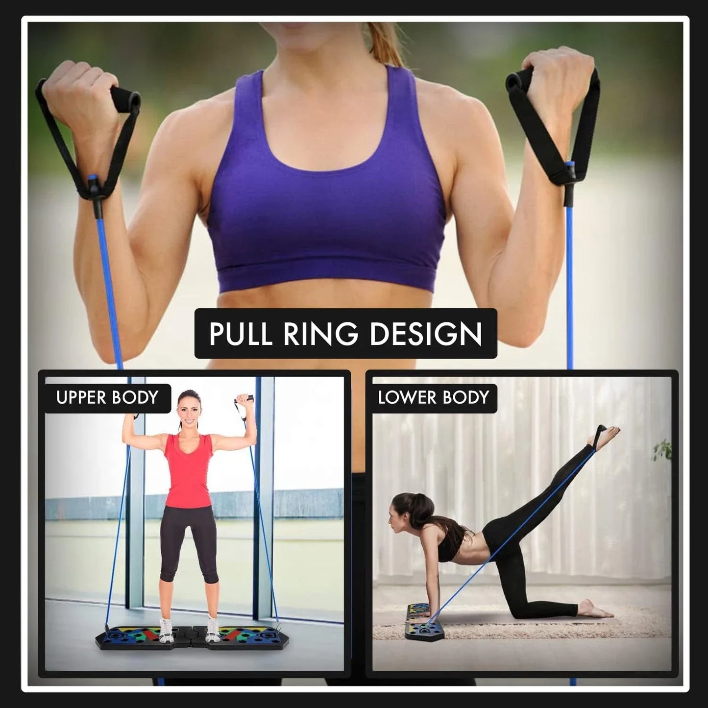 Foldable Fitness Push-up Bar