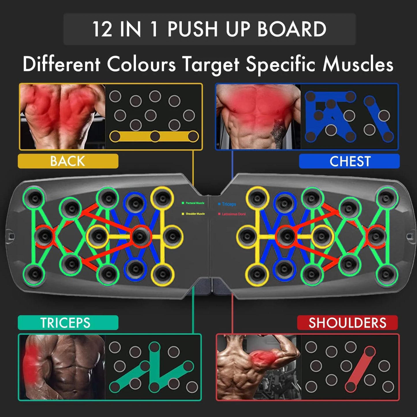 Foldable Fitness Push-up Bar