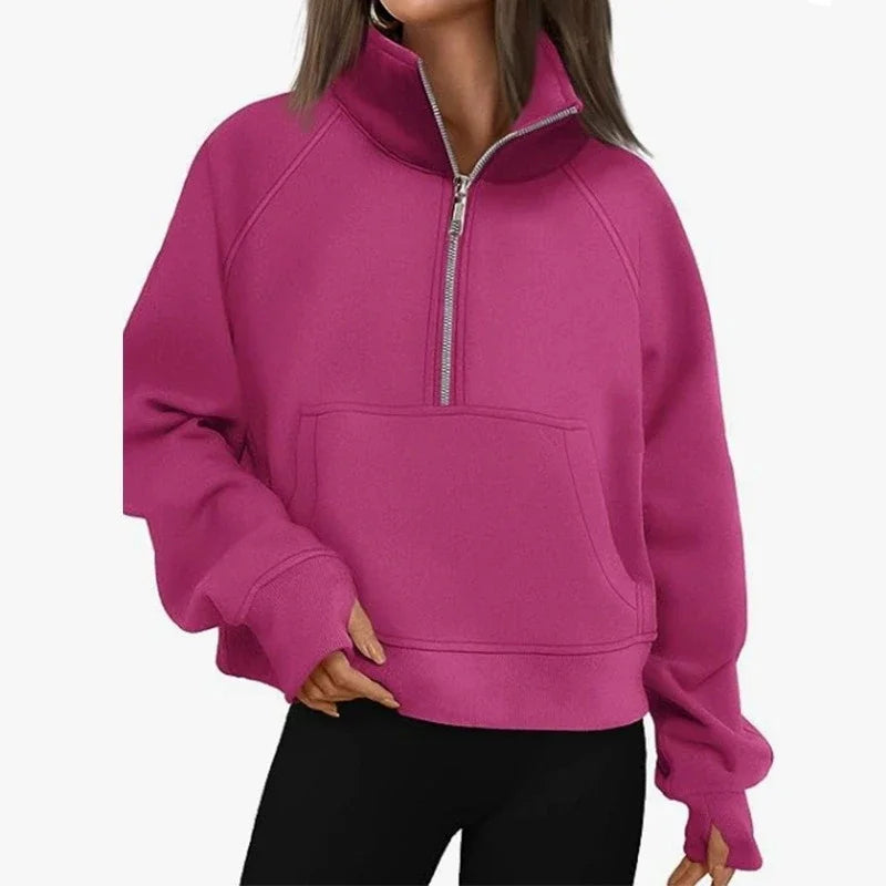 Half Zip Pullover Hoodie