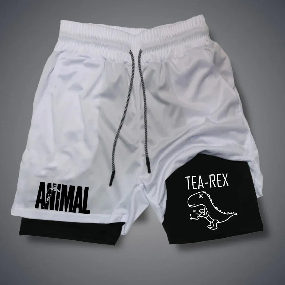 Printed Fitness Shorts