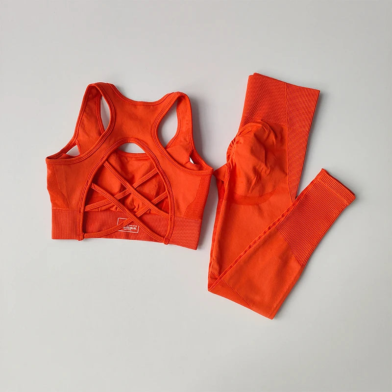 2PCS Sports Bra Leggings